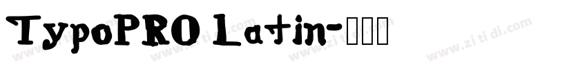 TypoPRO Latin字体转换